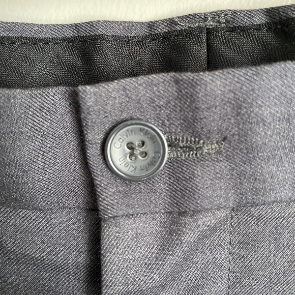 Calvin Klein Men's Gray Dress Pant Size 34 x 32 - Picture 3 of 11
